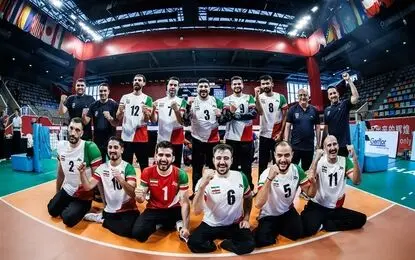 صعود ایران به جمع 8 تیم برتر والیبال نشسته جهان