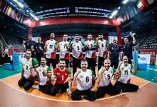 صعود ایران به جمع 8 تیم برتر والیبال نشسته جهان
