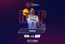 خانزاده امتیازآورترین بازیکن دیدار ایران و چین تایپه  