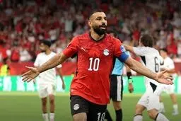 محمد صلاح؛ بهترین بازیکن بازی مصر و نیوزیلند