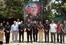 رئیس فدراسیون نجات‌غریق به مقام سردار شهید پاکپور ادای احترام کرد