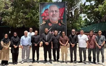 رئیس فدراسیون نجات‌غریق به مقام سردار شهید پاکپور ادای احترام کرد