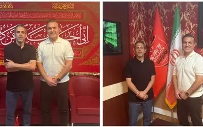 دیدار حامد کاویانپور با مشاور مدیرعامل باشگاه پرسپولیس