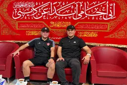 نشست مربی پرسپولیس با مشاور مدیر عامل در امور توسعه اماکن ورزشی باشگاه