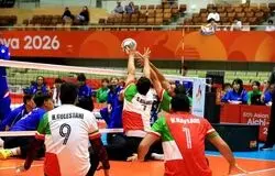 رکورد والیبال نشسته دست نخورده باقی ماند؛ ۵ قهرمانی با ۲ ست باخته