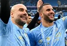 شرط‌بندی جالب گواردیولا با کایل واکر بر سر پیراهن مسی!