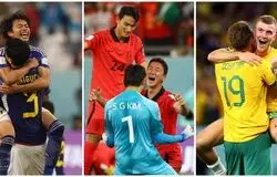 افتضاح آسیا/ 5 تیم از 9 تیم اخر شدند. لطفا سهمیه آسیا را کم کنید!