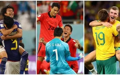 افتضاح آسیا/ 5 تیم از 9 تیم اخر شدند. لطفا سهمیه آسیا را کم کنید!