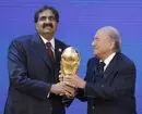 یادگاری بد امیر سابق قطر در جام جهانی