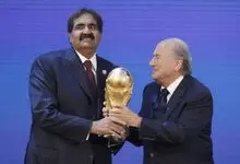 یادگاری بد امیر سابق قطر در جام جهانی
