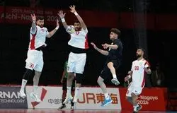  ایران بدشانس به تیم سوم و دوم آسیا باخت و حذف شد 

