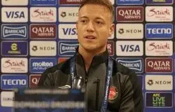 وداع احساسی مهاجم تراکتور 