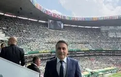 مهدی مهدوی‌کیا نماینده شیک فوتبال ایران در مراسم افتتاحیه جام‌جهانی
