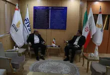 نشست تقوی با رئیس هیات تهران
