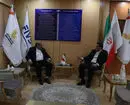 نشست تقوی با رئیس هیات تهران
