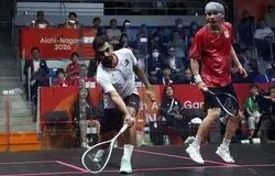 پایان کار نماینده اسکواش مردان ایران با شکست مقابل میزبان
