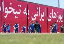 برگزاری آخرین جلسه تمرینی تیم ملی در مکزیک پیش از دیدار با بلژیک