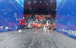 اسکواش بانوان ایران مغلوب چین شد
