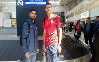 کاروان تیم ملی فوتبال به آنتالیا رسید