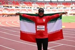 دختر پرتابگر ایران صاحب مدال برنز شد
