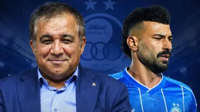 کنایه علی تاجرنیا به رامین رضاییان؟ بازیکنان استقلال وفاداری را از بزرگان یاد بگیرند!