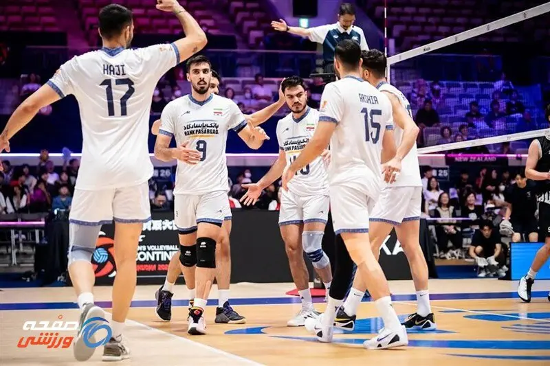 والیبال قهرمانی آسیا؛ استارت ایران با برتری قاطع مقابل نیوزیلند