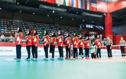 بانوان والیبال نشسته ایران برابر قهرمان آسیا مغلوب شدند