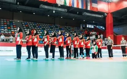 بانوان والیبال نشسته ایران برابر قهرمان آسیا مغلوب شدند
