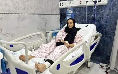 زانوی سنگربان اسبق تیم ملی فوتسال زنان به تیغ جراحی سپرده شد