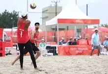 ساحلی بازان والیبال حذف شدند
