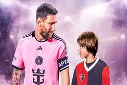 نیولز اولد بویز سنگ تمام گذاشت؛ ادای احترام ویژه به مسی