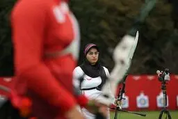 صعود مبینا فلاح به یک هشتم نهایی ریکرو بانوان
