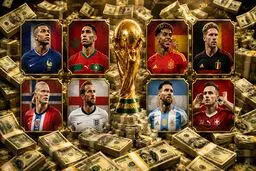 ٨ تیم راه یافته به مرحله یک چهارم نهایی جام جهانی پولدار شدند
