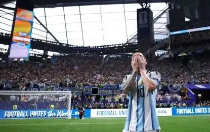 آخرین بازی «GOAT» با پیراهن آرژانتین!