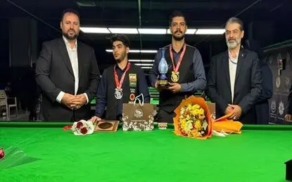 وحید قربانپور قهرمان رنکینگ اسنوکر دسته برتر کشور شد
