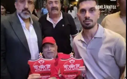 فتوکلیپ از حضور بازیکنان تیم ملی در حمایت از کودکان مبتلا به سرطان