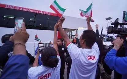 اعضای تیم ملی ایران پیام زیبای به مردم تیخوانا دادن 