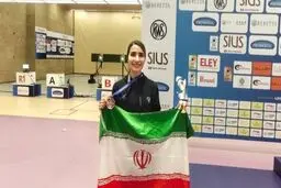 کسب مدال برنز جهانی تپانچه به دست بانوی ایرانی