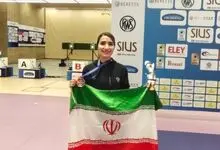 کسب مدال برنز جهانی تپانچه به دست بانوی ایرانی