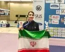 کسب مدال برنز جهانی تپانچه به دست بانوی ایرانی
