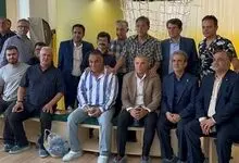 جمع مردان صفحه ورزشی در مراسم سازمان بهزیستی