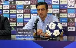 رحمتی: خسته مقابل الجزیره بازی کردیم