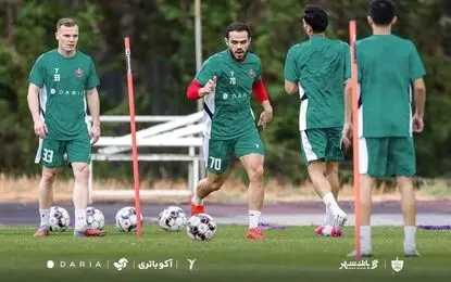 تغییر چهره عجیب اورونوف در تمرین پرسپولیس
