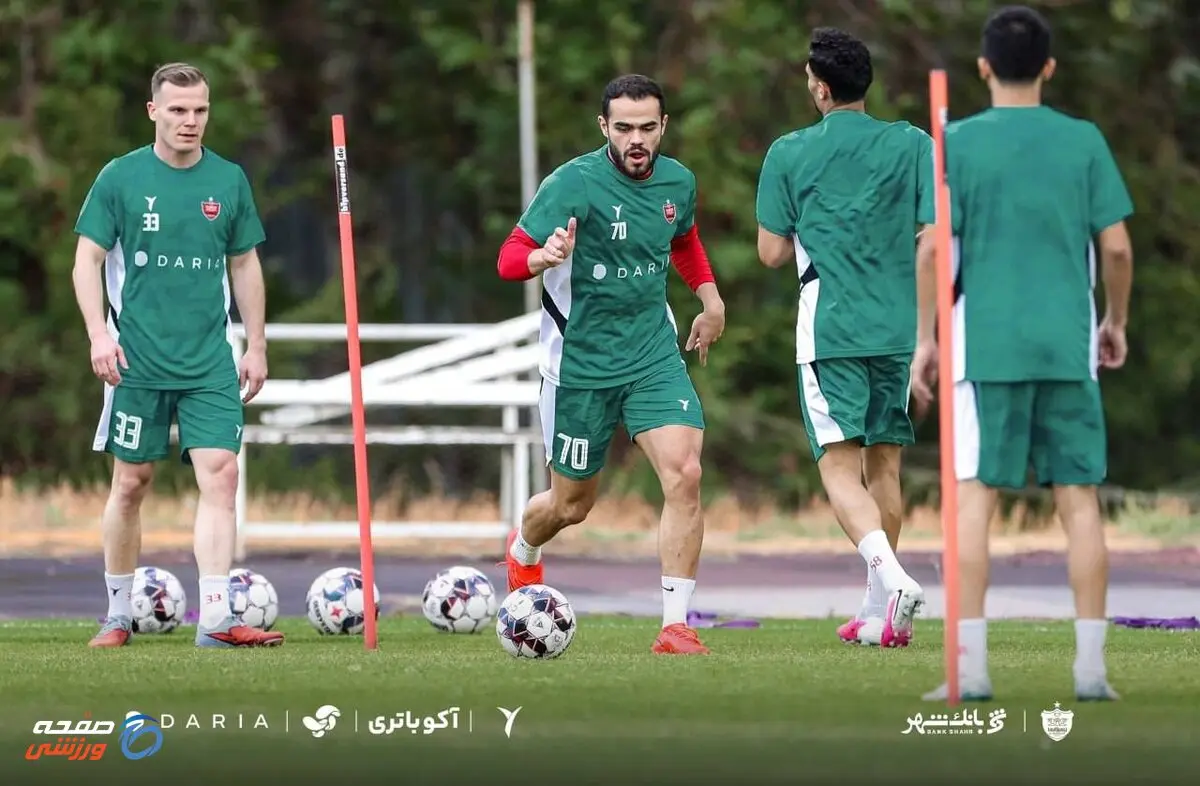 تغییر چهره عجیب اورونوف در تمرین پرسپولیس