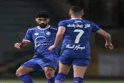 اولین حضور یاسر آسانی با پیراهن شماره ۷ استقلال
