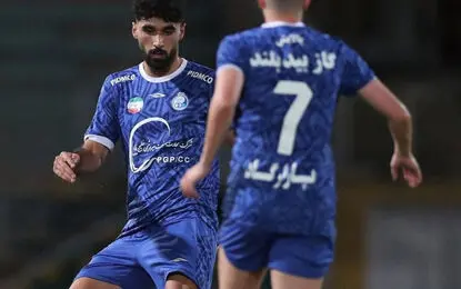 اولین حضور یاسر آسانی با پیراهن شماره ۷ استقلال