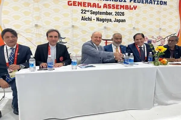 هاشمی برای چهار سال دیگر نایب رئیس فدراسیون جهانی کبدی ماند
