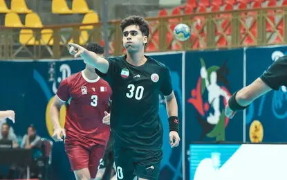 دومین برد هندبالیست‌های نوجوانان ایران در قهرمانی آسیا