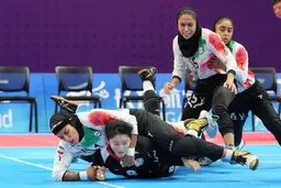 پیروزی تیم ملی کبدی زنان برابر ژاپن با ۴۳ اختلاف امتیاز

