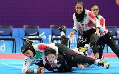پیروزی تیم ملی کبدی زنان برابر ژاپن با ۴۳ اختلاف امتیاز
